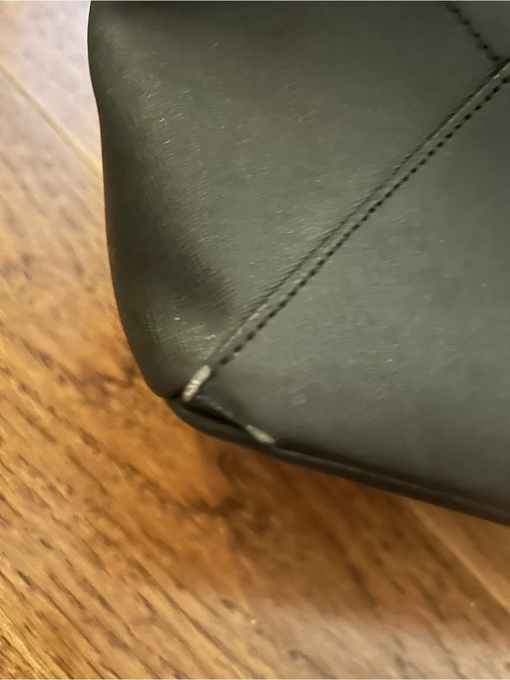lululemon athletica Black Faux Leather-Look Tote